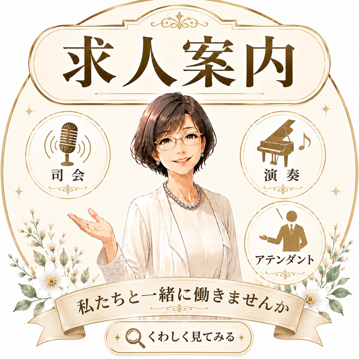 求人案内 私たちと一緒に働きませんか？ くわしく見てみる